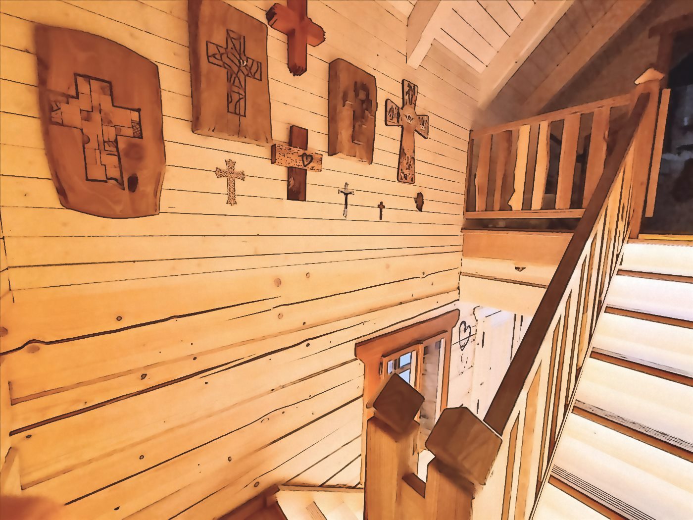 Schodiště do podkroví